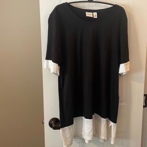 Chicos Black and White Top